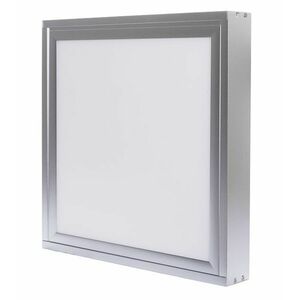 LED Solution Stříbrný přisazený LED panel s rámečkem 300 x 300mm 18W Premium TEPLÁ BÍLÁ - POŠKRÁBANÝ RÁMEČEK 191068_VYP14 obraz