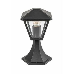 Rabalux Černá zahradní lampa Paravento pro LED žárovku E27 29cm 7148 obraz