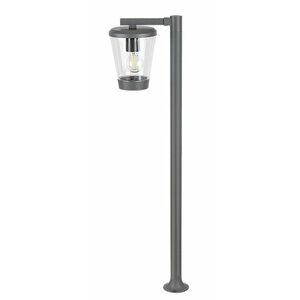 Rabalux Antracitová zahradní lampa Savano pro LED žárovku E27 98cm 7269 obraz