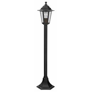 Rabalux Černá zahradní lampa Velence pro LED žárovku E27 105cm 8210 obraz