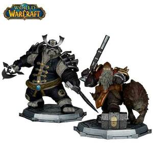 Akčná figurka Dwarf Hunter: Beast Master & Pandaren: Monk (Gold Label) (World of Warcraft) 15 cm obraz