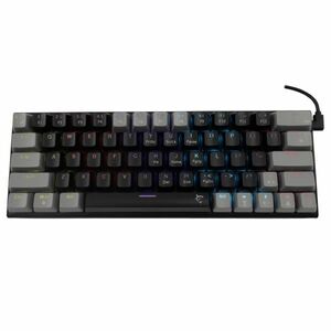 White Shark Gaming mechanical keyboard WAKIZASHI 2, blue switch, US, black/gray obraz