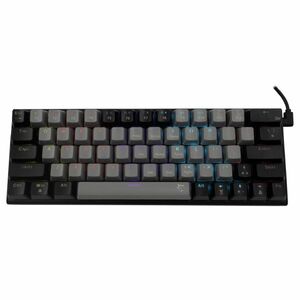 White Shark Gaming mechanical keyboard WAKIZASHI 2, blue switch, US, black/gray obraz