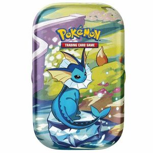 Kartová hra Pokémon TCG: Scarlet & Violet Prismatic Evolutions Mini Tin Vaporeon. (Pokémon) obraz