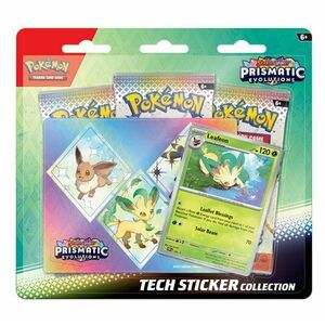 Kartová hra Pokémon TCG: Scarlet & Violet Prismatic Evolutions Tech Sticker Leafeon (Pokémon) obraz