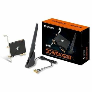 Gigabyte AORUS GC-WBAX210 Intel WI-FI 6E AX210 PCIe x1 network card obraz