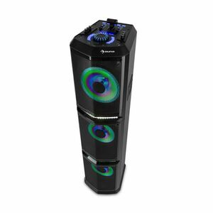 Auna Clubmaster, TripleBeat, Party-stanice, 250 W max., 3 x 10“ subwoofer, USB, BT, AUX obraz