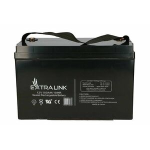 Extralink AKUMULATOR BATTERY ACCUMULATOR AGM 12V 100AH - EX.9786 obraz