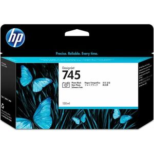 HP 745 130-ml DesignJet Photo Black Ink Cartridge F9J98A obraz