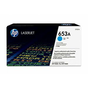 HP 653A Azurová originální tonerová kazeta LaserJet CF321A obraz