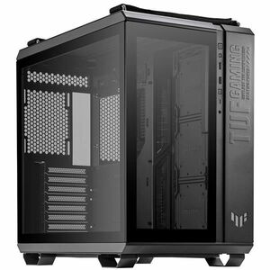 ASUS case TUF GAMING CASE (GT502) TG, Mid Tower, priehľadná bočnica, čierna obraz