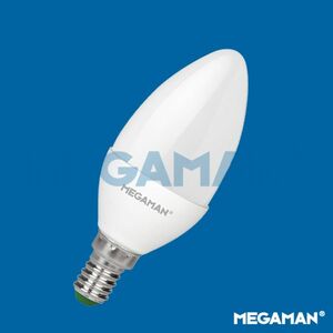 MEGAMAN LED candle B35 4.9W/40W E14 2700K 470lm NonDim 15Y opál obraz