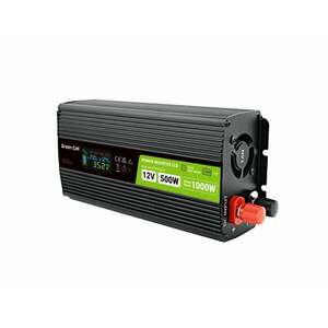 Green Cell Przetwornica napicia PowerInverter LCD 12 V INVGC12P500LCD obraz