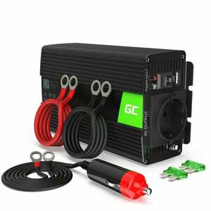 Green Cell INV16 zdroj/transformátor Auto 500 W Černá INV16 obraz