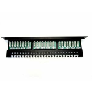 Patch panel Digitus 19" 24-port UTP kat. 5E DN-91524U-EC obraz