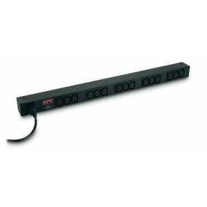 APC RACK PDU BASIC ZERO U 10A 230V napěťová distribuční AP9568 obraz