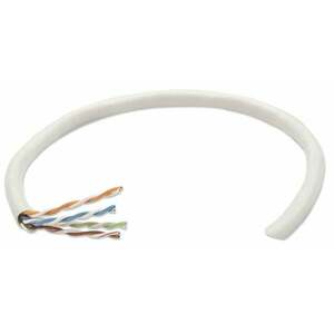 Network Bulk Cat5e Cable - 24 AWG - Solid Wire - Grey - 305m - 362320 obraz