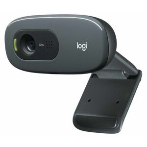 Logitech C270 webkamera 3 MP 1280 x 720 px USB 2.0 Černá 960-000694 obraz