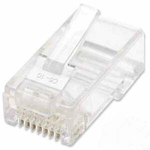 RJ45 Modular Plugs - Cat5e - UTP - 3-prong - for solid wire - 502399 obraz