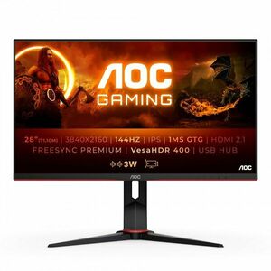 AOC G2 U28G2XU2/BK LED display 71, 1 cm (28") 3840 x 2160 U28G2XU2/BK obraz