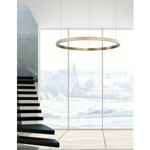 Nova Luce Luxusní závěsné LED svítidlo Orlando v elegantním zlatavém designu - 35 W LED, 1900 lm, pr. 1080 mm NV 86016801 obraz