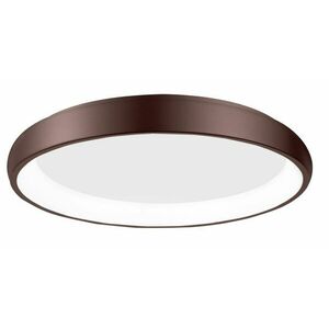 Nova Luce Stmívatelné nízké LED svítidlo Albi v různých variantách - pr. 610 x 85 mm, 50 W, hnědá NV 8105612 obraz