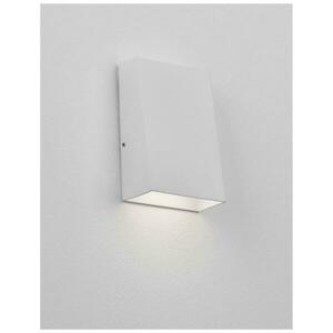 NOVA LUCE venkovní nástěnné svítidlo MILEY bílý hliník a sklo LED 4.5W 3000K 200-240V IP54 světlo dolů 9202131 obraz