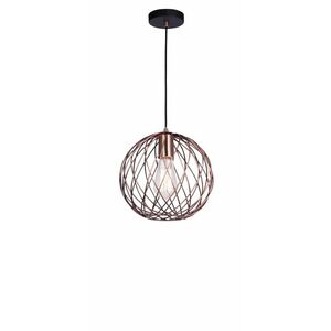 Nova Luce Závěsné měděné industriální svítidlo Eriberto - pr. 250 x 250 x 1250 mm, 60 W, měď NV 8436421 obraz