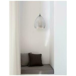 NOVA LUCE závěsné svítidlo BOHO chromové sklo a kov E27 1x12W 230V IP20 bez žárovky 8040601 obraz