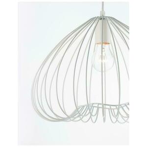 NOVA LUCE závěsné svítidlo JULY bílý kov bílý PVC kabel E27 1x12W 230V IP20 bez žárovky 9402572 obraz