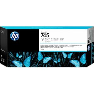 HP 745 300-ml DesignJet Photo Black Ink Cartridge F9K04A obraz