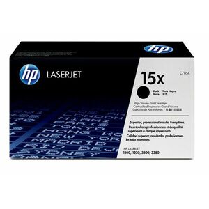 HP 15X Černá originální tonerová kazeta LaserJet s vysokou C7115X obraz