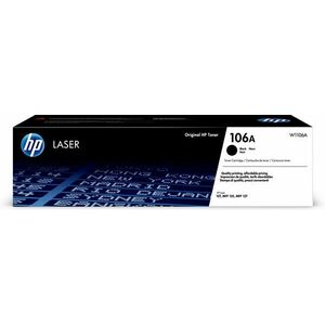 HP 106A Černá originální laserová tonerová kazeta W1106A obraz