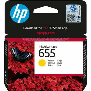 HP 655 Žlutá originální inkoustová kazeta Advantage CZ112AE#BHK obraz