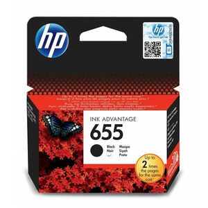 HP 655 Černá originální inkoustová kazeta Advantage CZ109AE#BHK obraz