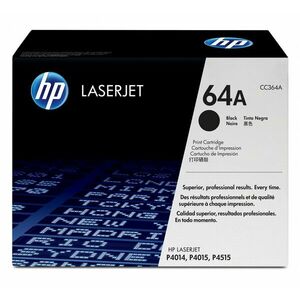 HP 64A Černá originální tonerová kazeta LaserJet CC364A obraz