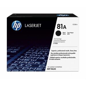 HP 81A Černá originální tonerová kazeta LaserJet CF281A obraz