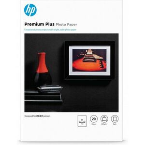 HP Premium Plus Semi-gloss Photo Paper, 20 listů/A4/210 x 297 CR673A obraz