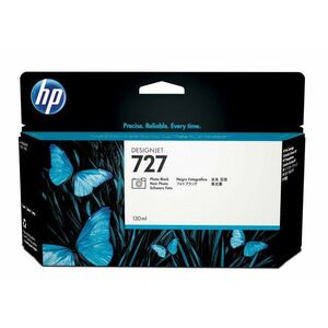 HP 727 Fotografická černá inkoustová kazeta DesignJet, 130 B3P23A obraz