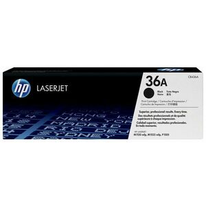 HP 36A Černá originální tonerová kazeta LaserJet CB436A obraz