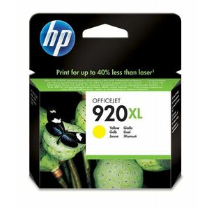 HP 920XL Žlutá originální inkoustová kazeta s vysokou CD974AE#BGY obraz