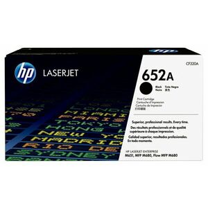 HP 652A Černá originální tonerová kazeta LaserJet CF320A obraz