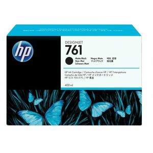 HP 761 Matná černá inkoustová kazeta DesignJet, 400 ml CM991A obraz