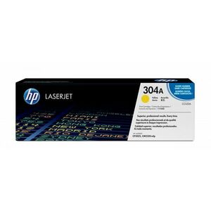 HP 304A Žlutá originální tonerová kazeta LaserJet CC532A obraz