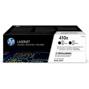 HP 410X Dvojbalení černých originálních tonerových kazet CF410XD obraz