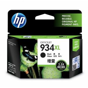 HP 934 XL Černá originální inkoustová kazeta s C2P23AE#BGY obraz