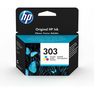 HP 303 Tri-color Original Ink Cartridge (T6N01AE) T6N01AE#UUQ obraz