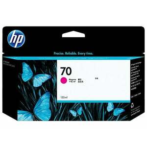 HP 70 Purpurová inkoustová kazeta DesignJet, 130 ml C9453A obraz