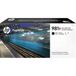 HP 981Y Černá originální kazeta PageWide s velmi vysokou L0R16A obraz