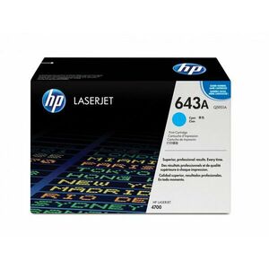 HP 643A Azurová originální tonerová kazeta LaserJet Q5951A obraz